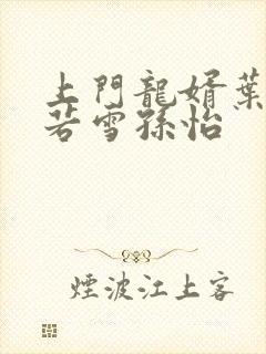 上门龙婿叶辰夏若雪孙怡