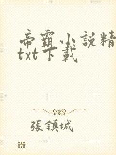 帝霸小说精校版txt下载