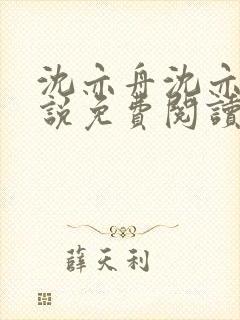 沈亦舟沈亦川小说免费阅读最新章节封面