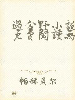 过分野小说全文免费阅读无弹窗