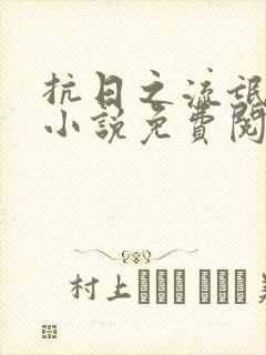 抗日之流氓部队小说免费阅读封面