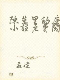 陈万里的唐嫣然小说免费阅读最新章节封面