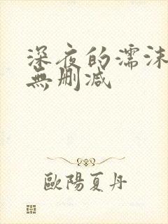 深夜的濡沫动漫无删减