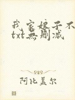我家娘子不对劲txt无删减封面