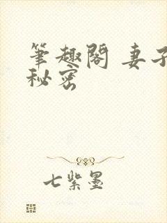 笔趣阁 妻子的秘密封面