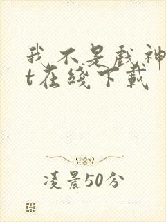 我不是戏神txt在线下载