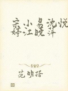 宋小易沈悦陆婷婷江晓萍封面