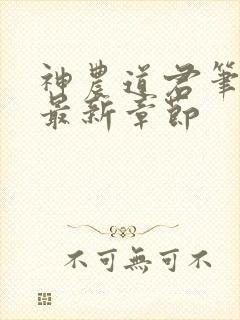 神农道君笔趣阁最新章节