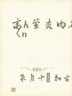 高h荤爽肉欲文〈n封面