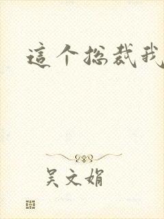 这个总裁我要了