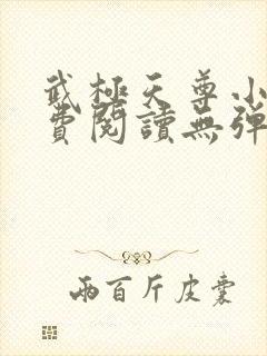 武极天尊小说免费阅读无弹窗