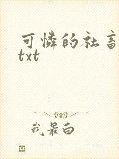 可怜的社畜小说txt封面