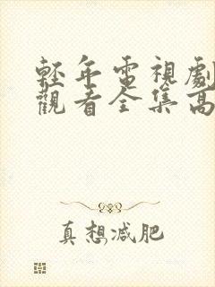 轻年电视剧免费观看全集高清