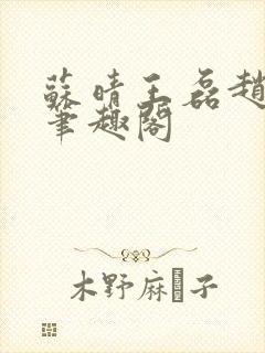 苏晴王磊赵欢欢笔趣阁封面