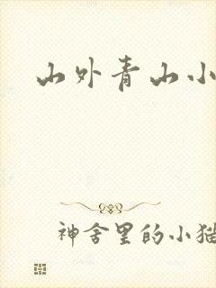 山外青山小说封面