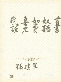 我妻如奴有声小说免费听书最新章节