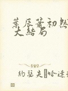 叶辰萧初然最新 大结局