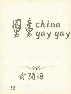 国产china男男gay gay网站