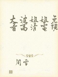 大波姐姐免费观看高清电视剧韩剧一共多少集