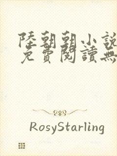陆朝朝小说全文免费阅读无弹窗
