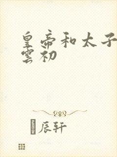 皇帝和太子妃h云初