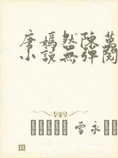 唐嫣然陈万里的小说无弹阅读