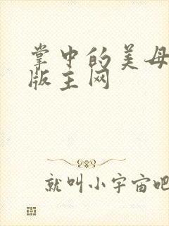 掌中的美母第一版主网