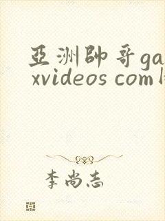 亚洲帅哥gay xvideos com网站
