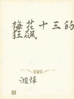 梅花十三的乳液狂飙