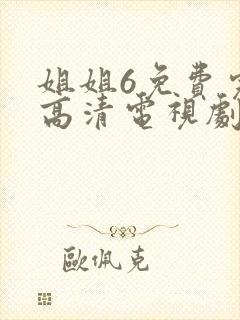 姐姐6免费完整高清电视剧在线看封面