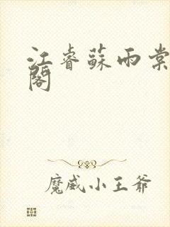 江睿苏雨棠笔趣阁