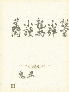 叶小龙小说免费阅读无弹窗