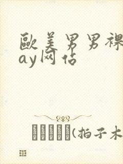 欧美男男裸体gay网站