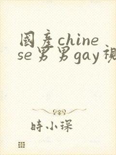 国产chinese男男gay视频网站
