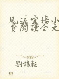 风流官场小说免费阅读全文无弹窗封面