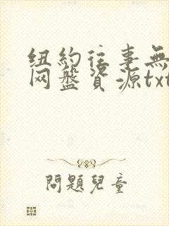 纽约往事无删减网盘资源txt