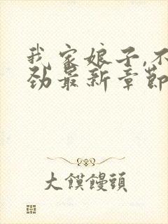 我家娘子,不对劲最新章节