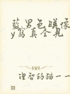 蓝男色映像gay写真全见封面