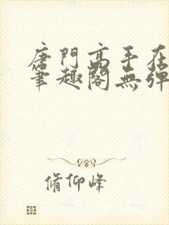 唐门高手在异世笔趣阁无弹窗