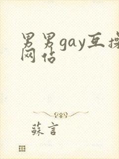 男男gay互操网站