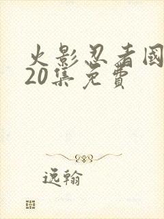 火影忍者国语720集免费