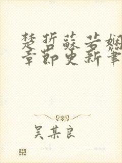 楚哲苏若娴最新章节更新笔趣阁封面