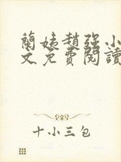 兰姨赵强小说全文免费阅读封面