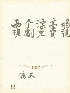 两个漂亮妈妈电视剧免费观看