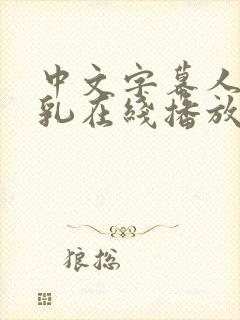 中文字幕人妻巨乳在线播放