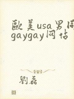 欧美usa男同gaygay网站封面