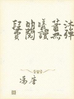 段明曦萧沐宸免费阅读无弹窗封面