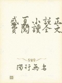 盛夏小说正版免费阅读全文无弹窗