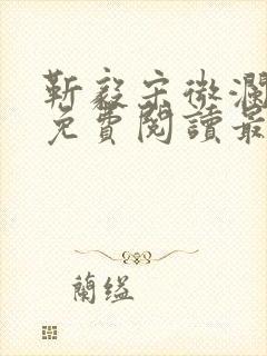 靳毅宋微澜全文免费阅读最新章节