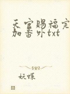 天官赐福完整版加番外txt